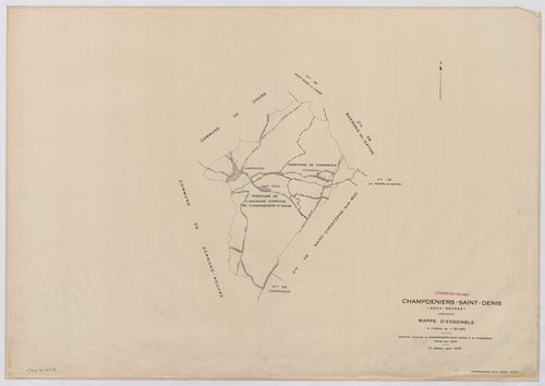 Champdeniers-Saint-Denis - FRAD079_CADASTRE_RECENT Mappe d'ensemble 