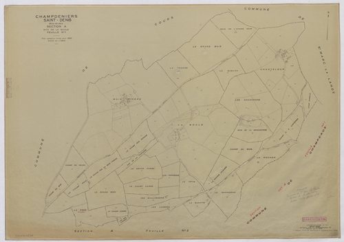 Champdeniers-Saint-Denis - FRAD079_CADASTRE_RECENT Section A (Feuille 1) 