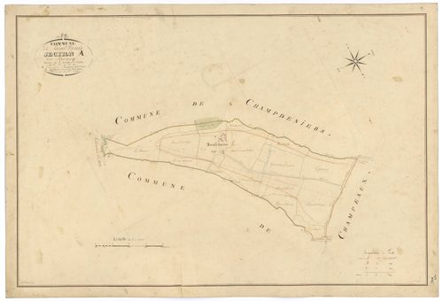 Champdeniers-Saint-Denis - FRAD079_CADASTRE_NAPOLEONIEN Section A1 dite du Bourg 