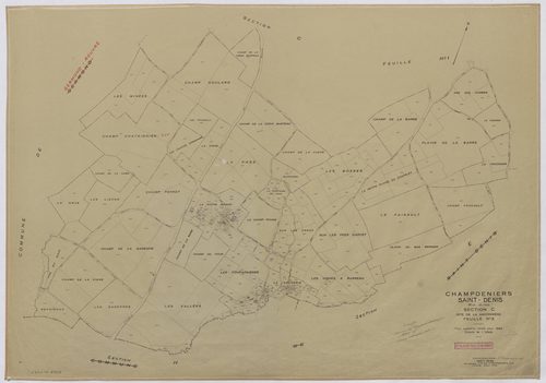 Champdeniers-Saint-Denis - FRAD079_CADASTRE_RECENT Section C (Feuille 2) 