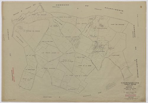 Champdeniers-Saint-Denis - FRAD079_CADASTRE_RECENT Section C (Feuille 1) 