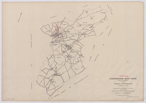 Champdeniers-Saint-Denis - FRAD079_CADASTRE_RECENT Tableau d'assemblage 