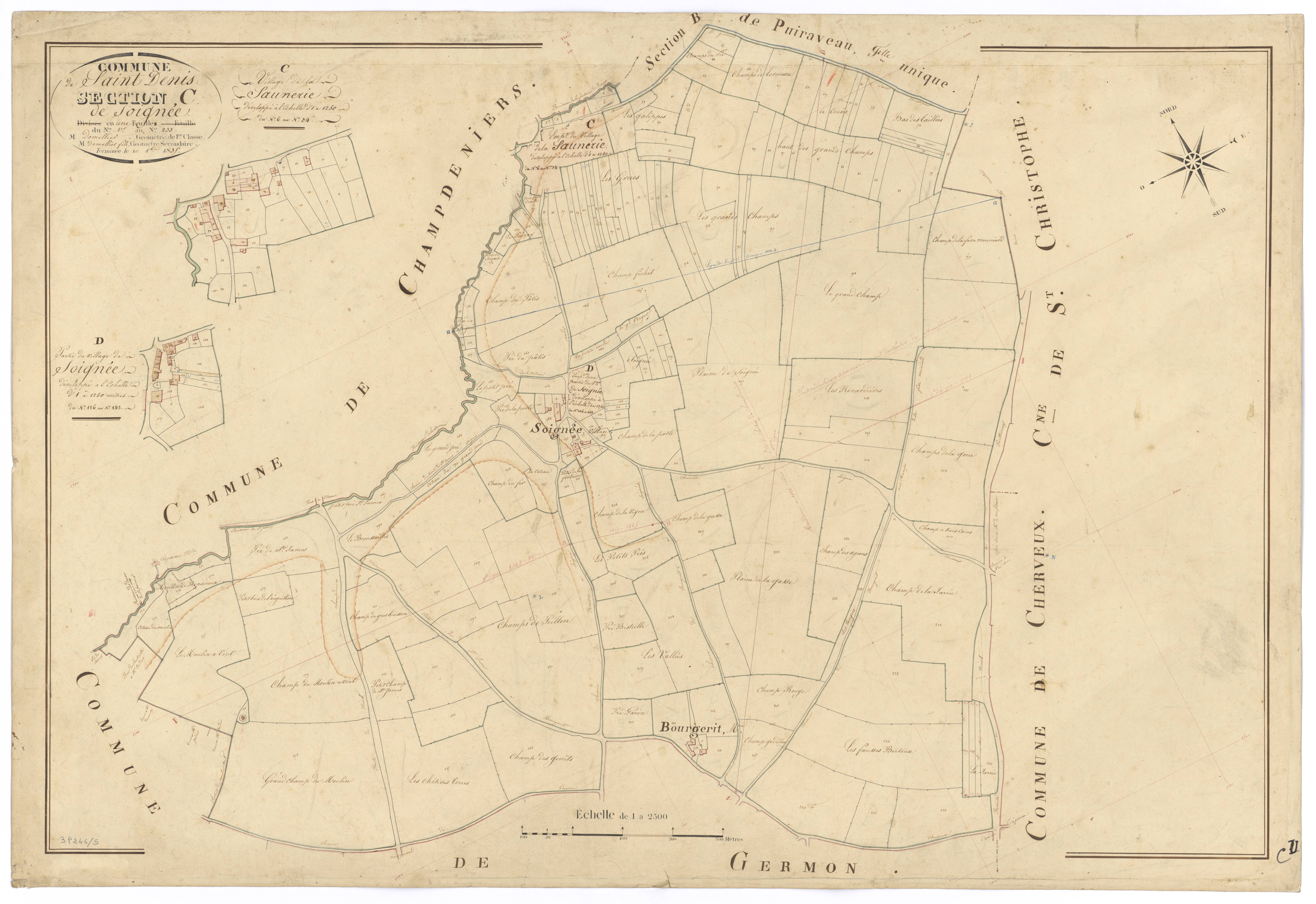 Champdeniers-Saint-Denis - FRAD079_CADASTRE_NAPOLEONIEN Section C dite de Soignée 