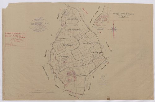 Chantecorps - FRAD079_CADASTRE_RECENT Section A (Feuille 3) 