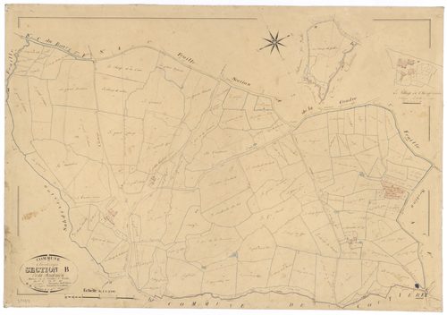 Chantecorps - FRAD079_CADASTRE_NAPOLEONIEN Section B1 dite de la Boutiniére 