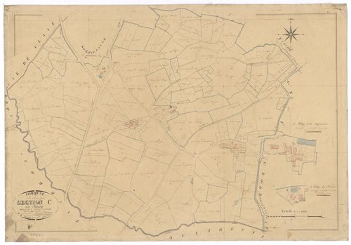 Chantecorps - FRAD079_CADASTRE_NAPOLEONIEN Section C3 dite du Bourg 