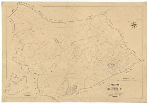Chantecorps - FRAD079_CADASTRE_NAPOLEONIEN Section C1 dite du Bourg 