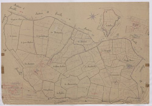 Chantecorps - FRAD079_CADASTRE_RECENT Section B (Feuille 1) 