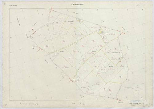 Chanteloup - FRAD079_CADASTRE_RECENT Section AH 