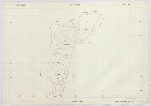 Chanteloup - FRAD079_CADASTRE_RECENT Section AC 