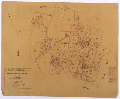 La Chapelle-Bâton - FRAD079_CADASTRE_RECENT Section A (Feuille 2) 