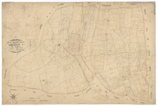 La Chapelle-Bâton - FRAD079_CADASTRE_NAPOLEONIEN Section A1 dite du Bourg 