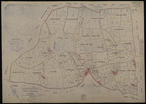 La Chapelle-Bâton - FRAD079_CADASTRE_RECENT Section A (Feuilles 1-3) 