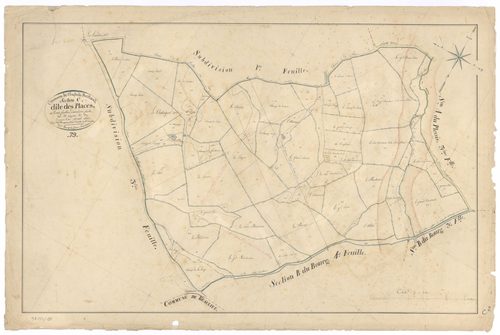 La Chapelle-Bertrand - FRAD079_CADASTRE_NAPOLEONIEN Section C2 dite des Places 