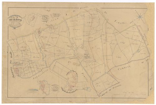 La Chapelle-Bertrand - FRAD079_CADASTRE_NAPOLEONIEN Section B1 dite du Bourg 