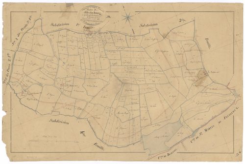 La Chapelle-Bertrand - FRAD079_CADASTRE_NAPOLEONIEN Section B3 dite du Bourg 