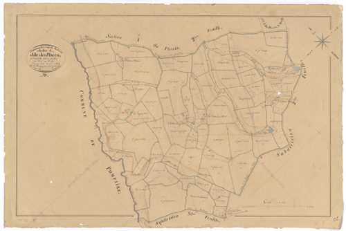 La Chapelle-Bertrand - FRAD079_CADASTRE_NAPOLEONIEN Section C1 dite des Places 