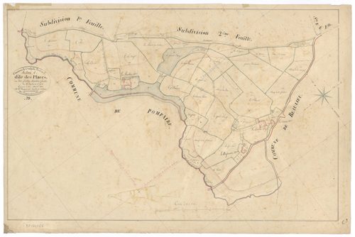 La Chapelle-Bertrand - FRAD079_CADASTRE_NAPOLEONIEN Section C3 dite des Places 