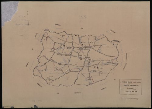 La Chapelle-Gaudin - FRAD079_CADASTRE_RECENT Tableau d'assemblage 