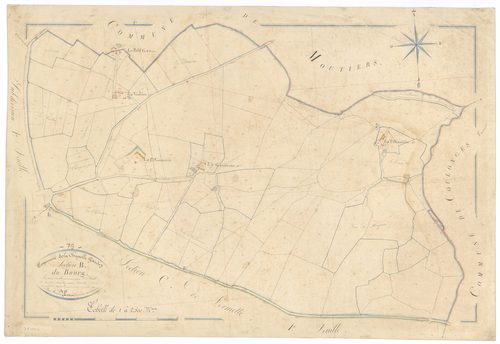 La Chapelle-Gaudin - FRAD079_CADASTRE_NAPOLEONIEN Section B2 dite du Bourg 