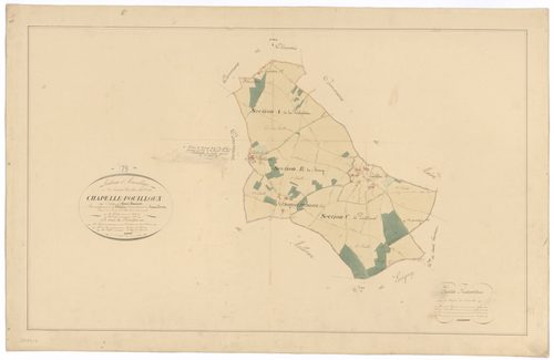 La Chapelle-Pouilloux - FRAD079_CADASTRE_NAPOLEONIEN Tableau d'assemblage 