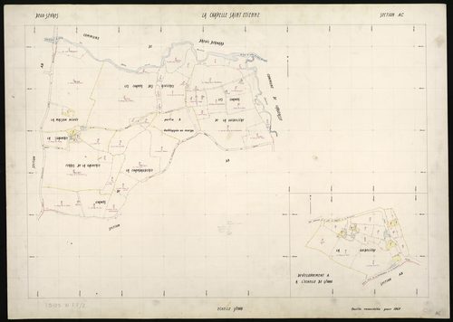 La Chapelle-Saint-Étienne - FRAD079_CADASTRE_RECENT Section AC 