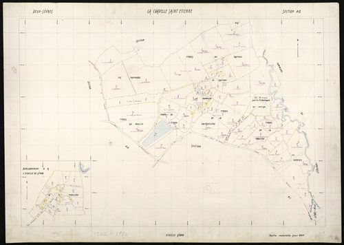 La Chapelle-Saint-Étienne - FRAD079_CADASTRE_RECENT Section AE 