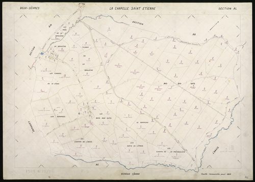 La Chapelle-Saint-Étienne - FRAD079_CADASTRE_RECENT Section AL 