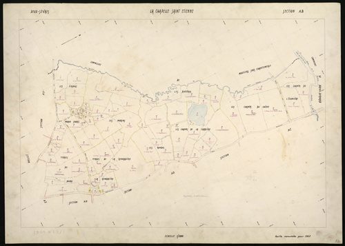La Chapelle-Saint-Étienne - FRAD079_CADASTRE_RECENT Section AB 