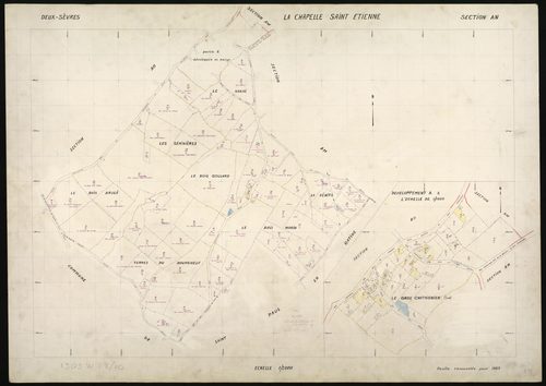 La Chapelle-Saint-Étienne - FRAD079_CADASTRE_RECENT Section AN 