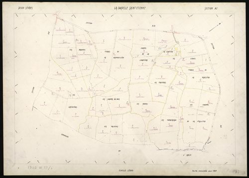 La Chapelle-Saint-Étienne - FRAD079_CADASTRE_RECENT Section AI 