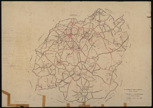 La Chapelle-Saint-Laurent - FRAD079_CADASTRE_RECENT Tableau d'assemblage 
