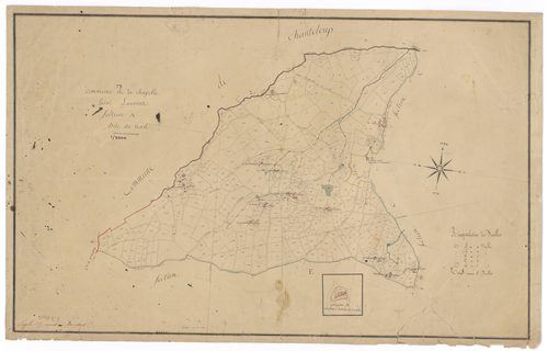 La Chapelle-Saint-Laurent - FRAD079_CADASTRE_NAPOLEONIEN Section A dite du Nord 