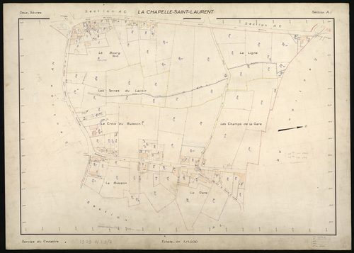 La Chapelle-Saint-Laurent - FRAD079_CADASTRE_RECENT Section AI 