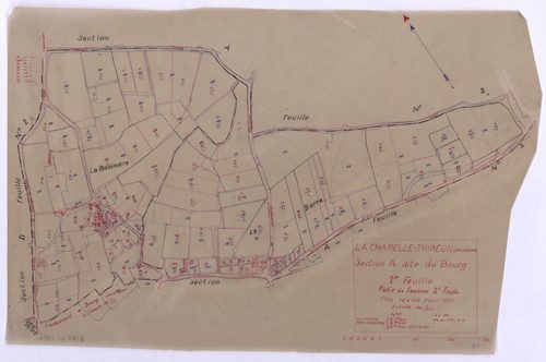La Chapelle-Thireuil - FRAD079_CADASTRE_RECENT Section A (Feuille 1) 