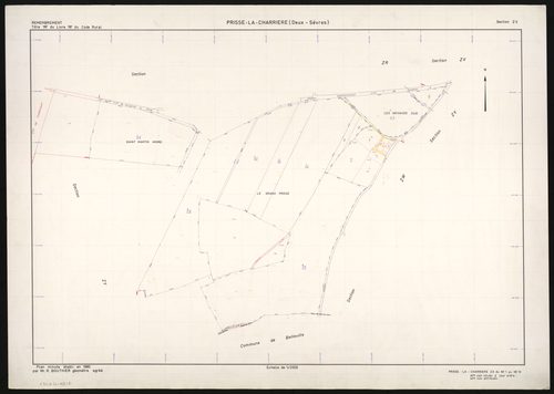 Prissé-la-Charrière - FRAD079_CADASTRE_RECENT Section ZX (Feuille 1) 