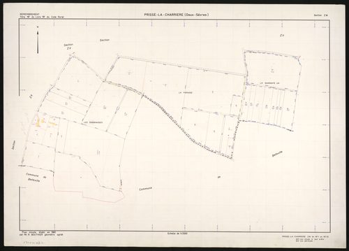 Prissé-la-Charrière - FRAD079_CADASTRE_RECENT Section ZW (Feuille 2) 