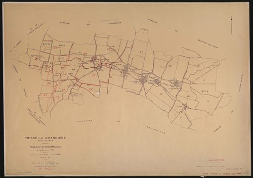 Prissé-la-Charrière - FRAD079_CADASTRE_RECENT Tableau d'assemblage (Feuille 2) 