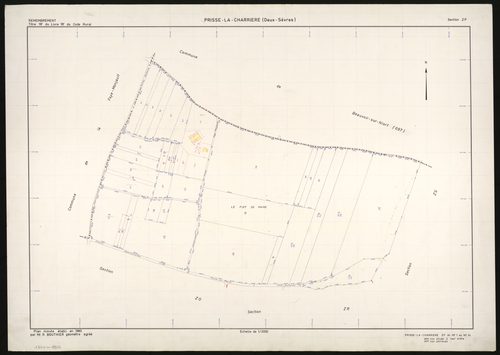 Prissé-la-Charrière - FRAD079_CADASTRE_RECENT Section ZP (Feuille 1) 