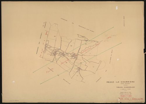 Prissé-la-Charrière - FRAD079_CADASTRE_RECENT Tableau d'assemblage (Feuille 1) 