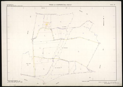 Prissé-la-Charrière - FRAD079_CADASTRE_RECENT Section ZR (Feuille 3) 