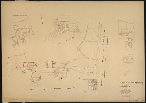 Prissé-la-Charrière - FRAD079_CADASTRE_RECENT Section A (Feuille 1) 