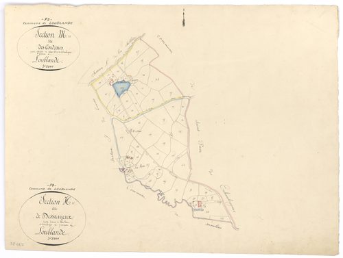 Mauléon - FRAD079_CADASTRE_NAPOLEONIEN Section H dite de Dessanjeux 