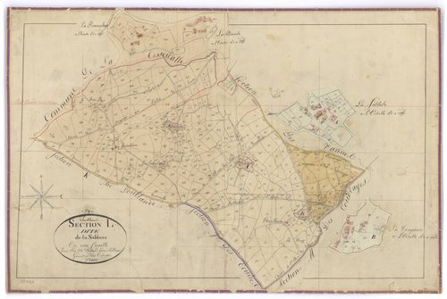 Mauléon - FRAD079_CADASTRE_NAPOLEONIEN Section L dite de la Sablière 