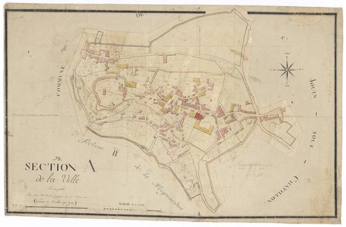 Mauléon - FRAD079_CADASTRE_NAPOLEONIEN Section A dite de la Ville 