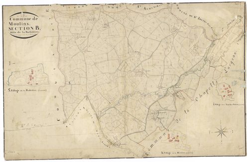 Mauléon - FRAD079_CADASTRE_NAPOLEONIEN Section B dite de la Barbinière 
