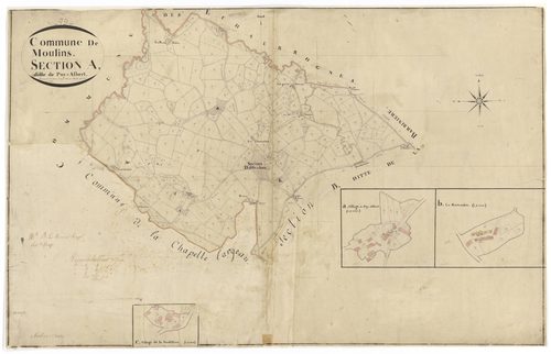 Mauléon - FRAD079_CADASTRE_NAPOLEONIEN Section A dite de Puy-Albert 