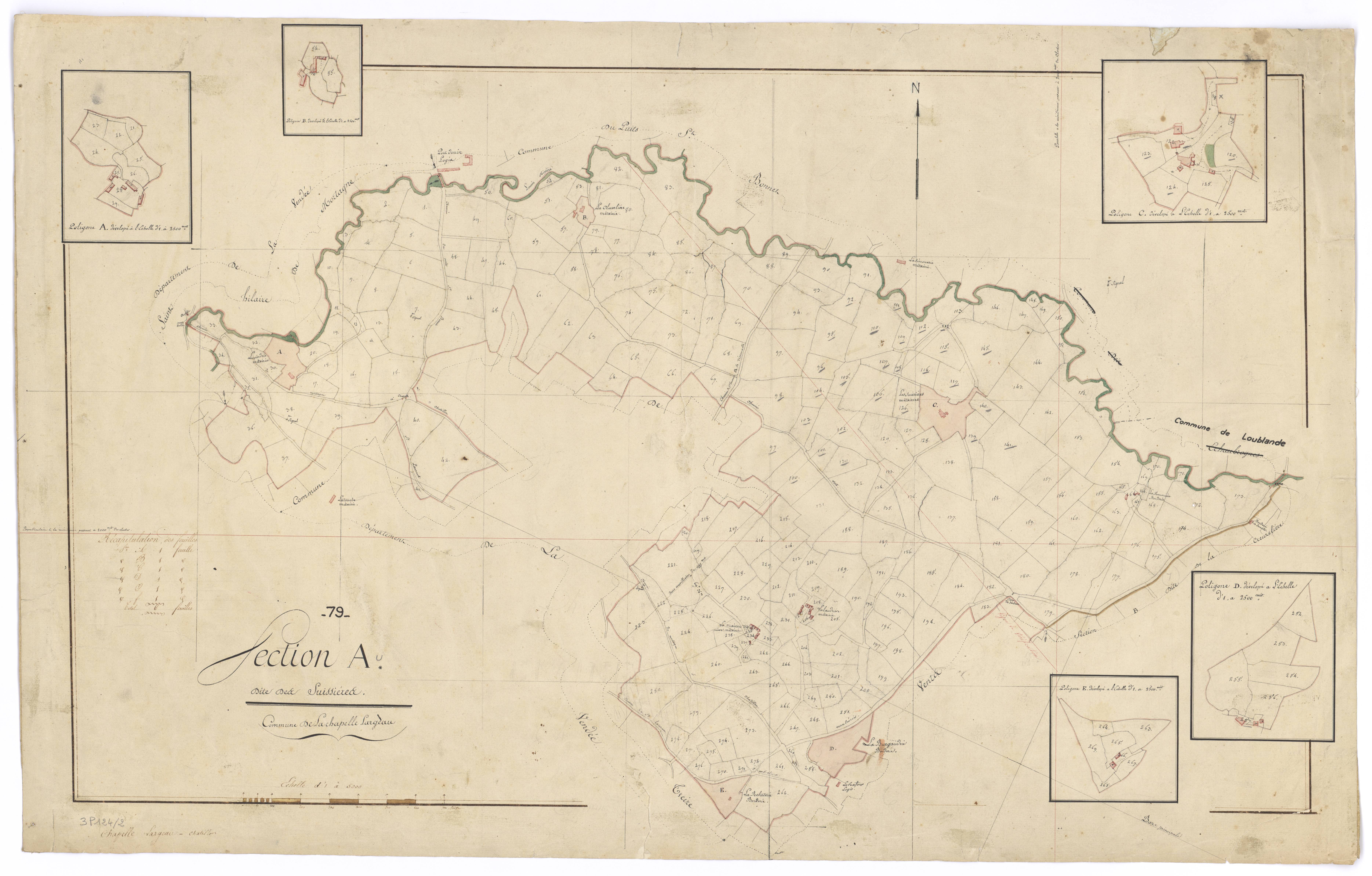 Mauléon - FRAD079_CADASTRE_NAPOLEONIEN Section A dite des Suissières