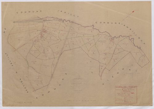 Châtillon-sur-Thouet - FRAD079_CADASTRE_RECENT Section A (Feuille 1) 
