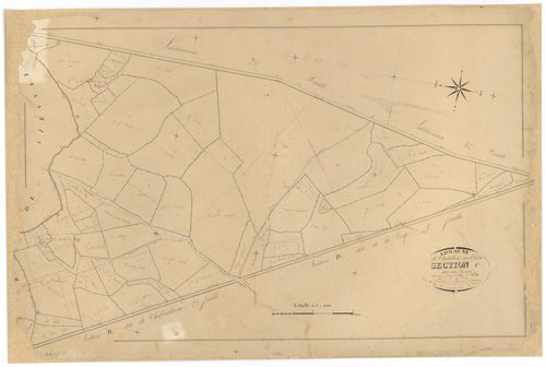 Châtillon-sur-Thouet - FRAD079_CADASTRE_NAPOLEONIEN Section C1 dite du Bourg 
